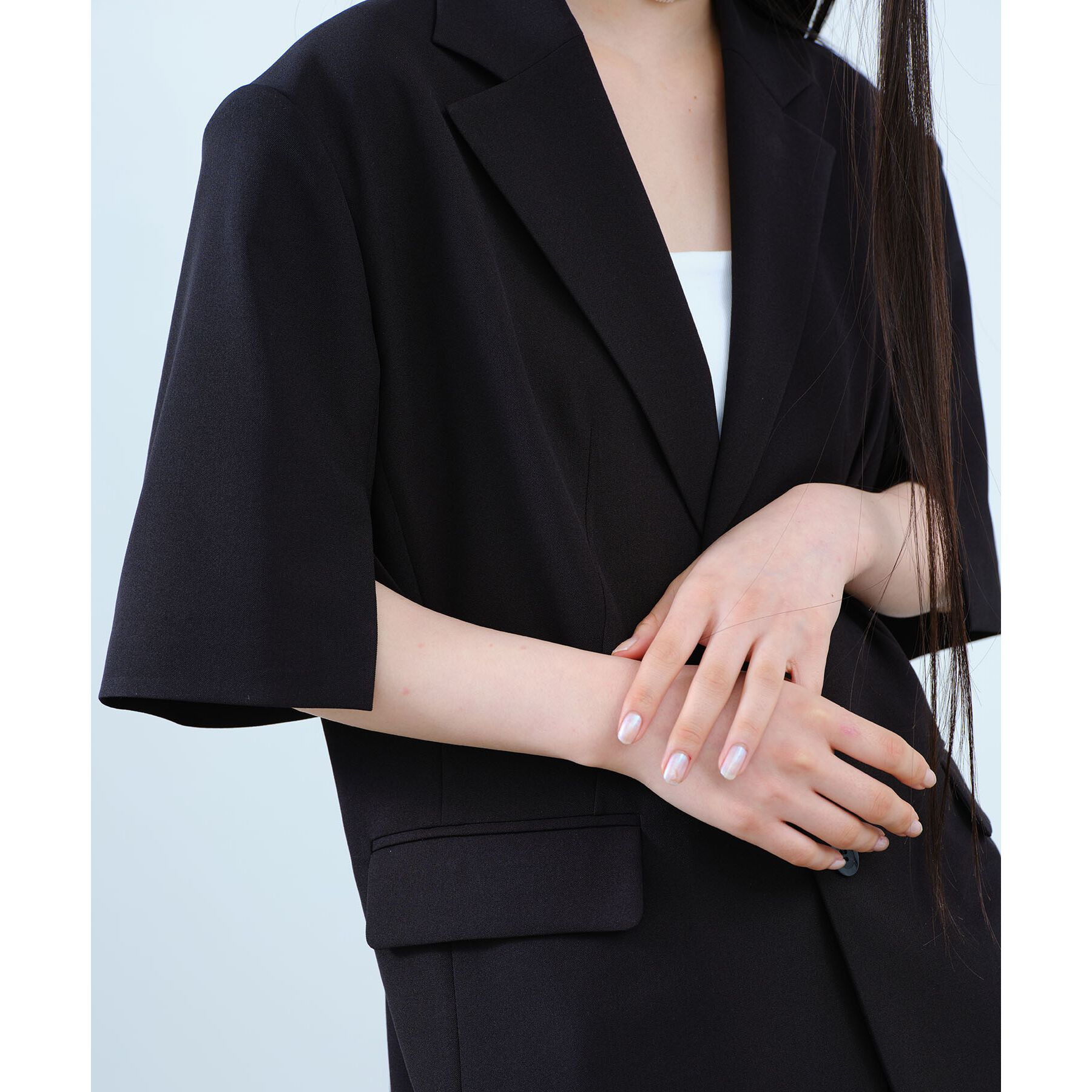 CODE A「half sleeve jacket」|テーラードジャケット|