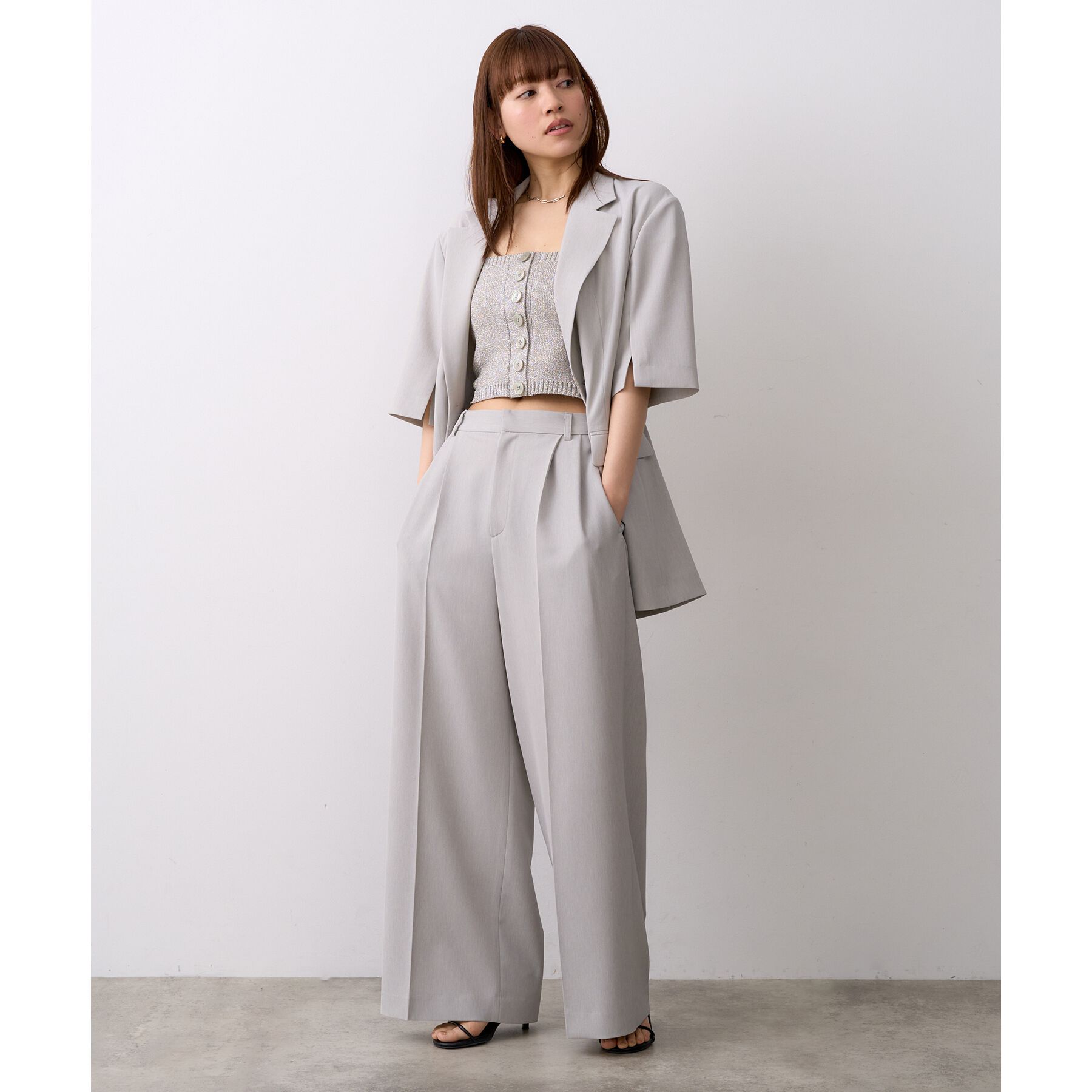 CODE A「half sleeve jacket」|テーラードジャケット|