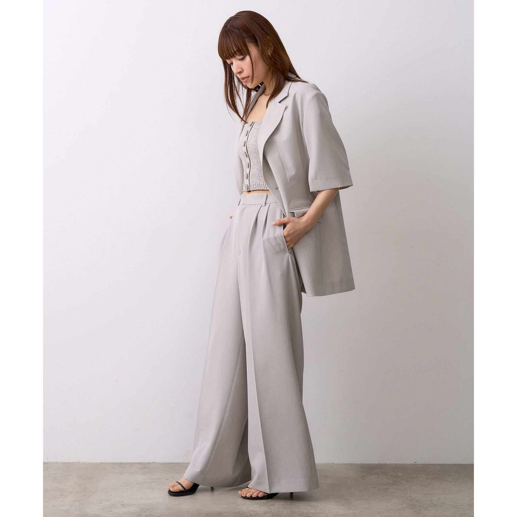 CODE A「half sleeve jacket」|テーラードジャケット|