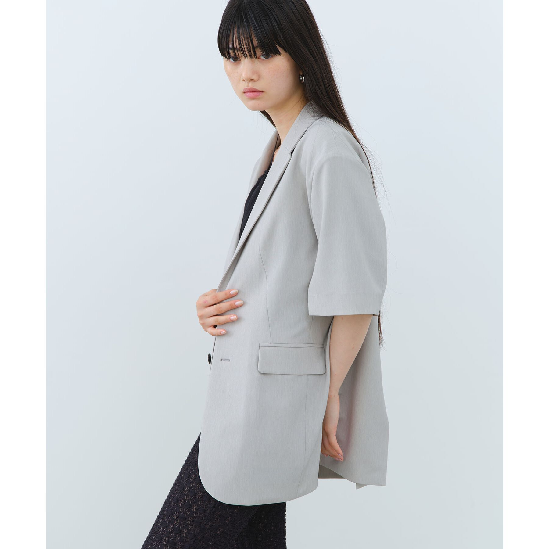 CODE A「half sleeve jacket」|テーラードジャケット|