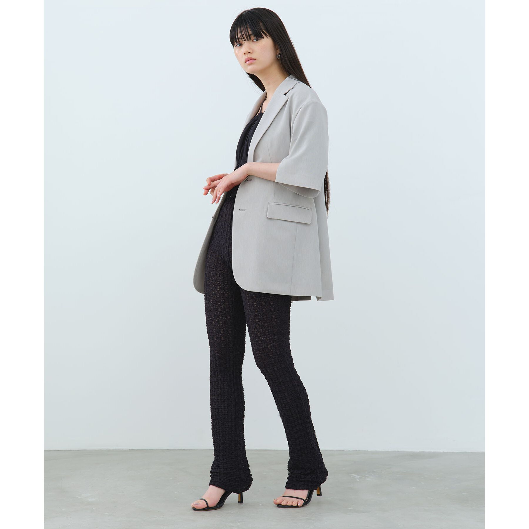 CODE A「half sleeve jacket」|テーラードジャケット|