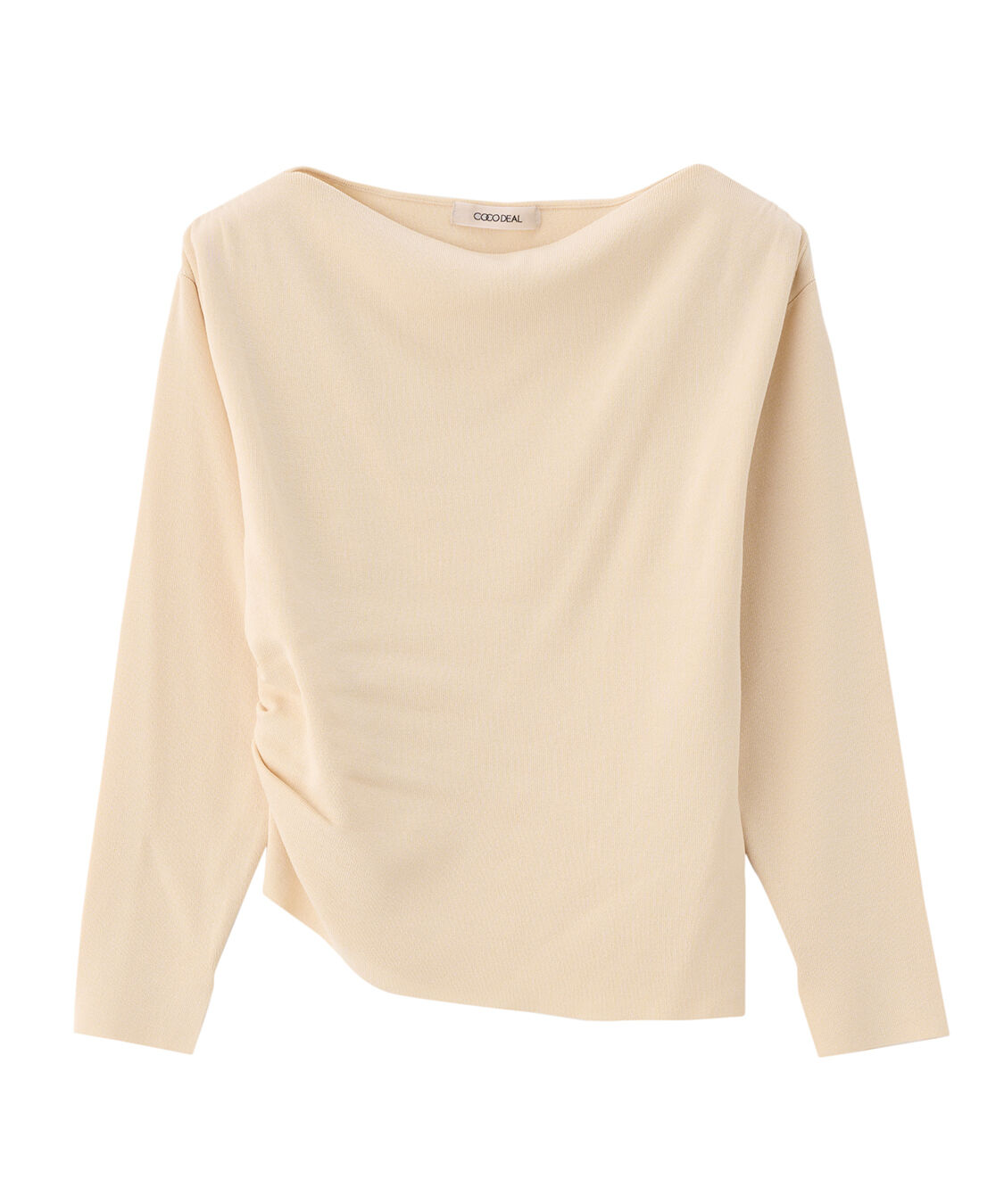 COCO DEAL「ショルダーギャザーオフショルニット」|ニット・セーター|