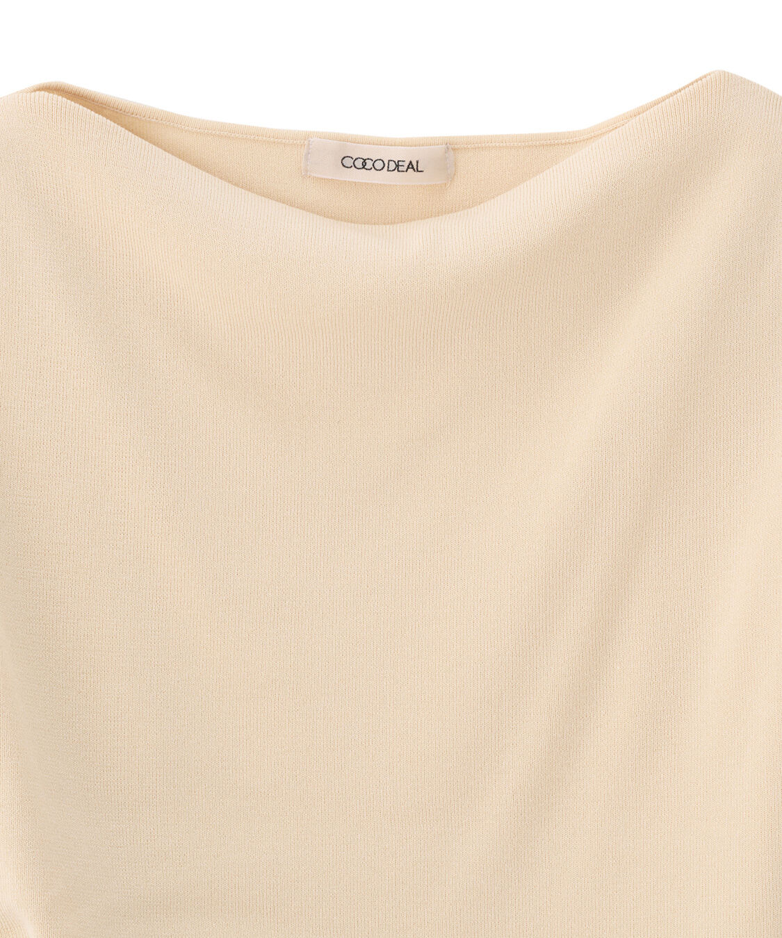 COCO DEAL「ショルダーギャザーオフショルニット」|ニット・セーター|