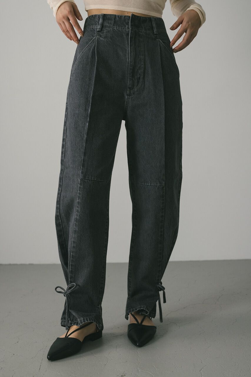 STYLEMIXER「ヘムリボンデザインデニム」|デニム|GRY