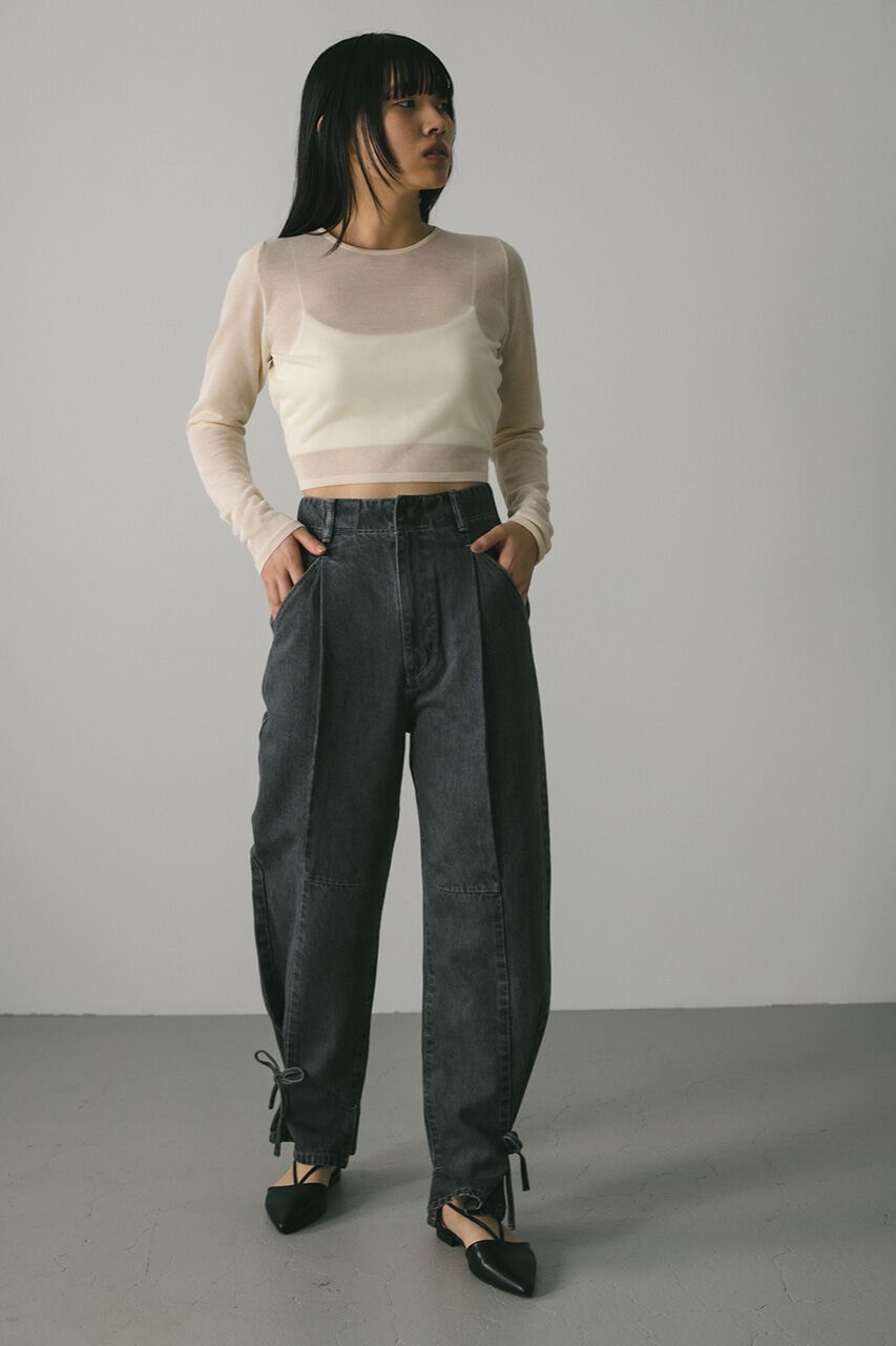 STYLEMIXER「ヘムリボンデザインデニム」|デニム|