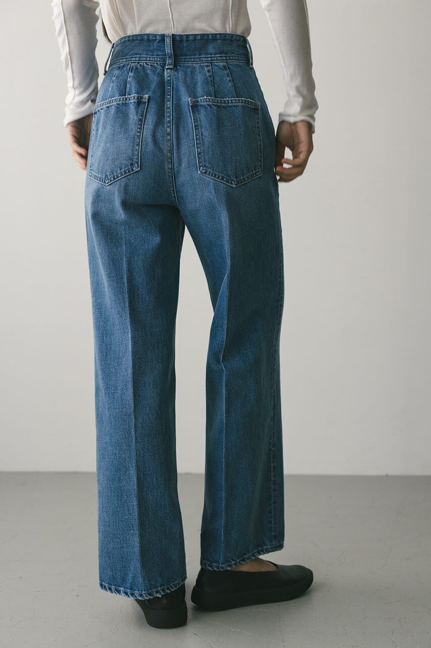 STYLEMIXER「センタープレスストレートデニム」|デニム|