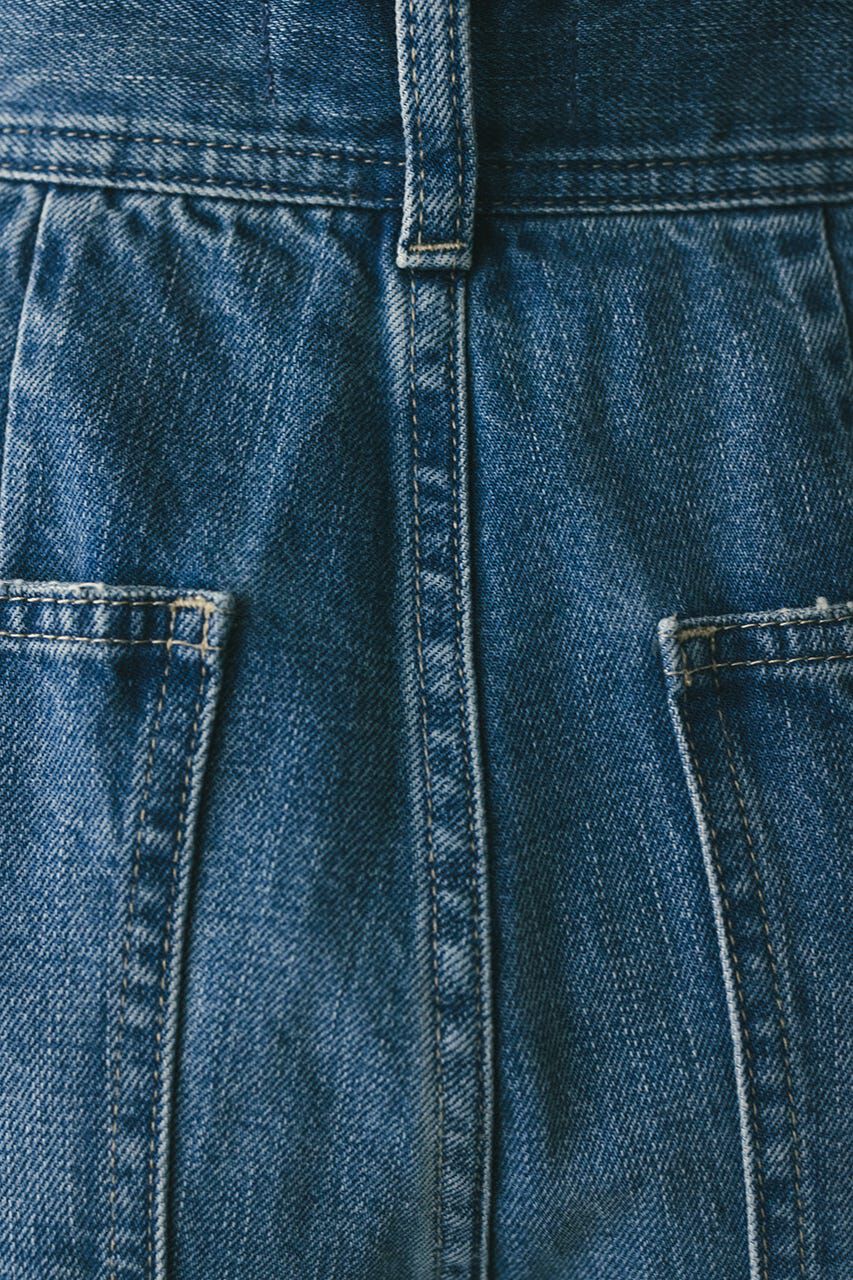 STYLEMIXER「センタープレスストレートデニム」|デニム|