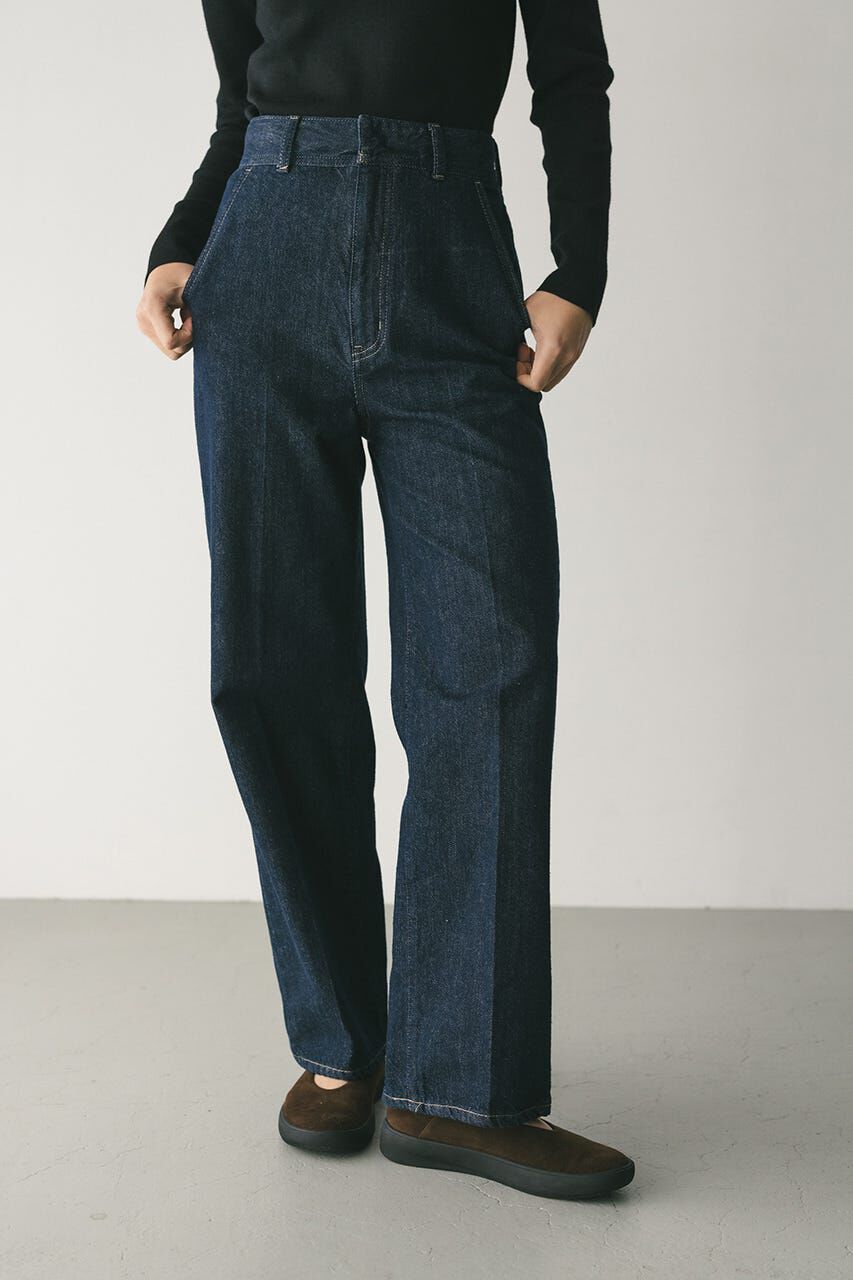 STYLEMIXER「センタープレスストレートデニム」|デニム|IDG