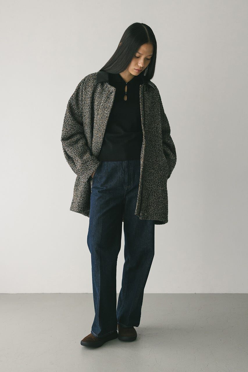 STYLEMIXER「センタープレスストレートデニム」|デニム|