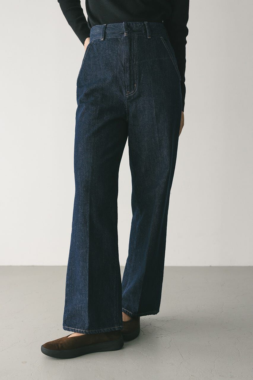 STYLEMIXER「センタープレスストレートデニム」|デニム|