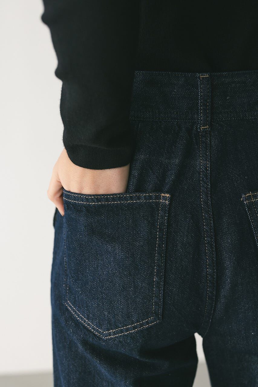 STYLEMIXER「センタープレスストレートデニム」|デニム|