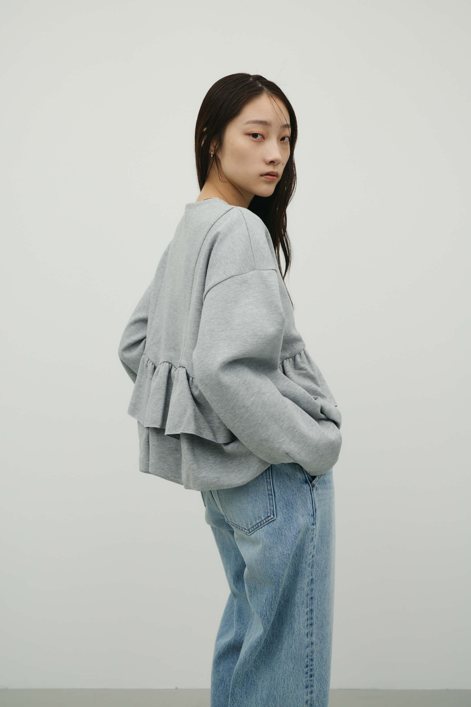 STYLEMIXER「ヘムフリルジャケット」|その他|T.GRY