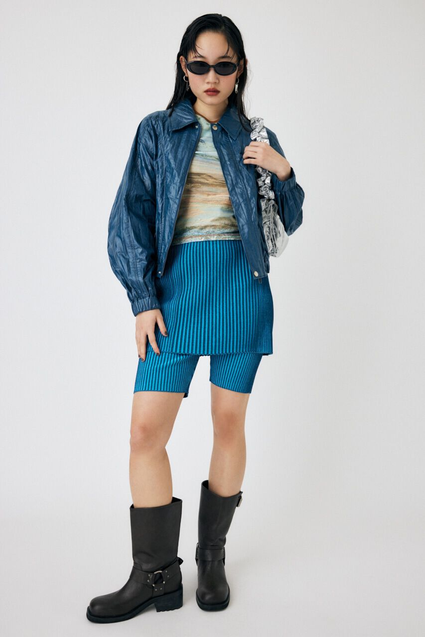 MOUSSY「LAYERED BIKE ショーツ」|その他|BLU