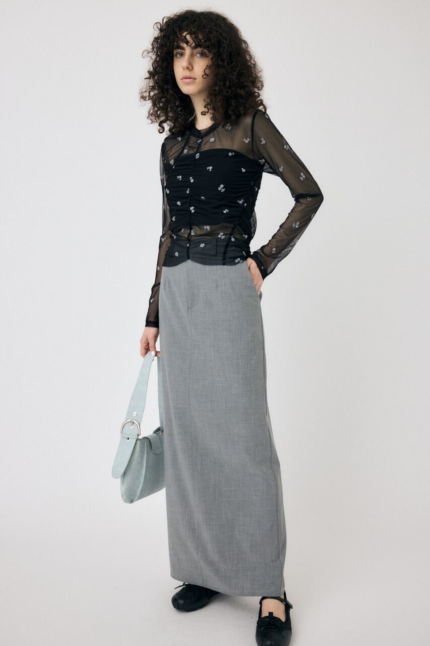 MOUSSY「FLARE BACK マキシスカート」|スカート|