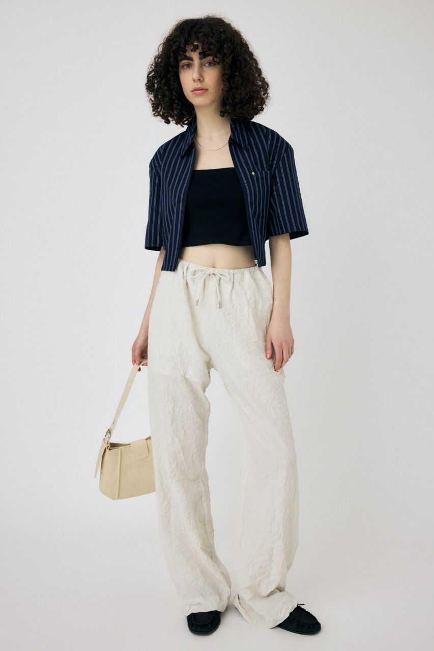 MOUSSY「CRINKLED サテンパンツ」|その他|