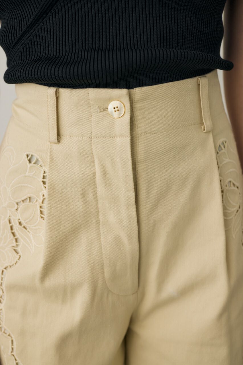 MOUSSY「カットワーク刺繍ショートパンツ　オーガニックコットン使用」|その他|