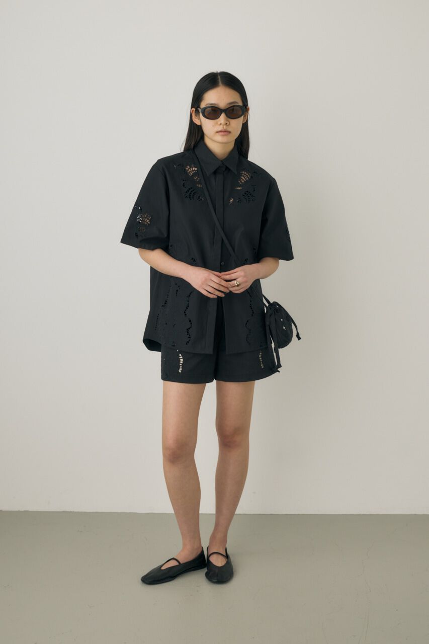 MOUSSY「カットワーク刺繍ショートパンツ　オーガニックコットン使用」|その他|