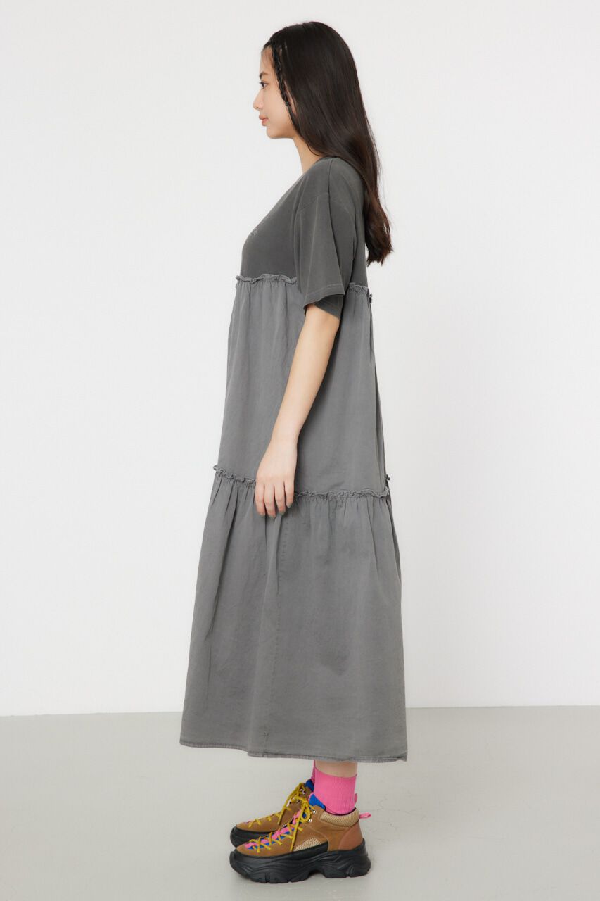 RODEO CROWNS「ピグメントギャザードッキングワンピース」|ワンピース|