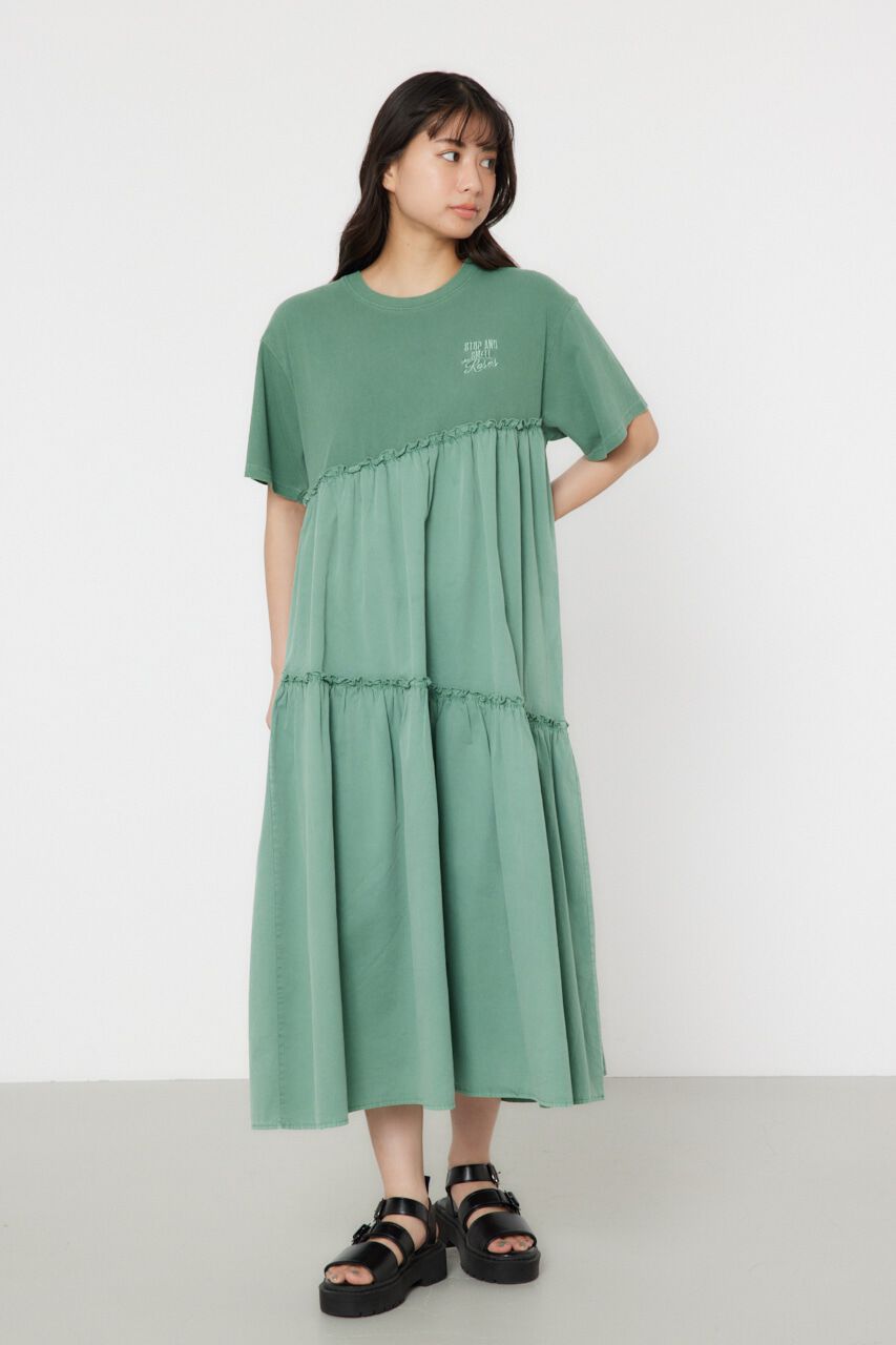 RODEO CROWNS「ピグメントギャザードッキングワンピース」|ワンピース|GRN