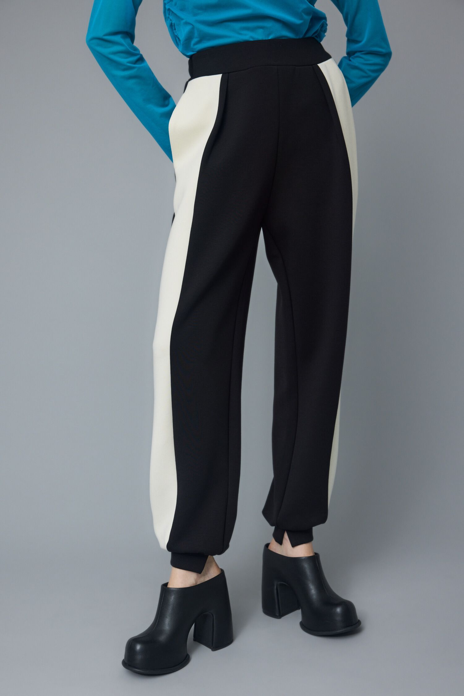 HeRIN.CYE「Feels center switching pants」|その他|柄BLK5