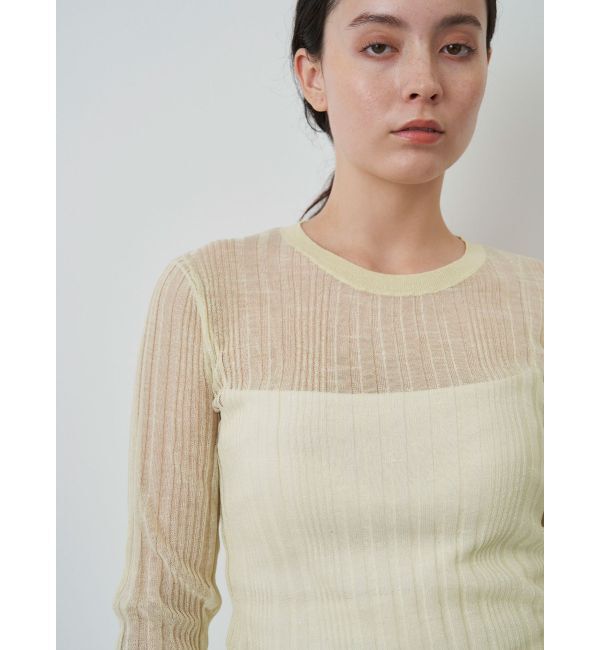 ELENDEEK「SHEER RIB KT」|ニット・セーター|