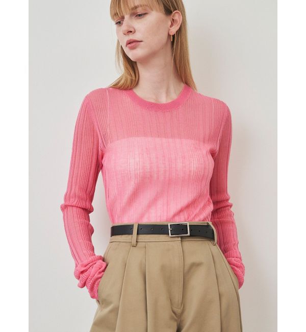 ELENDEEK「SHEER RIB KT」|ニット・セーター|