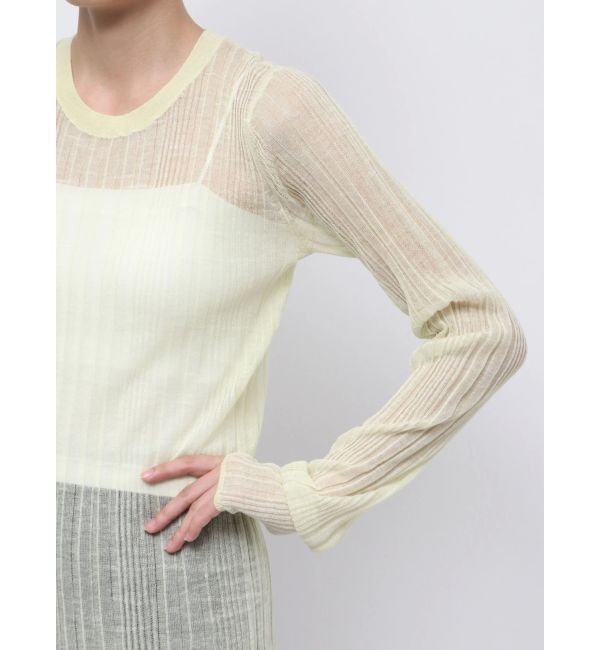ELENDEEK「SHEER RIB KT」|ニット・セーター|