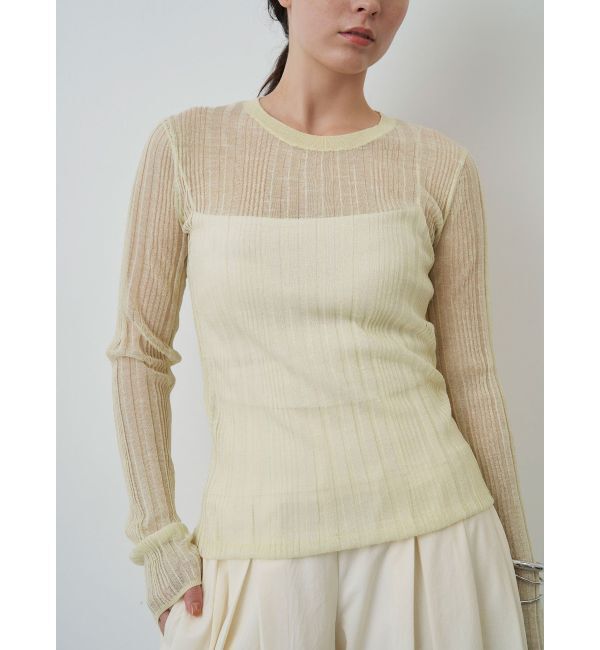 ELENDEEK「SHEER RIB KT」|ニット・セーター|