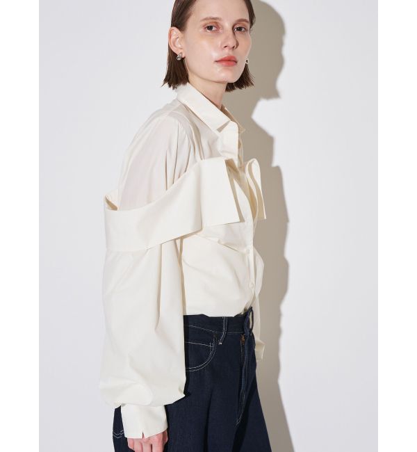 ELENDEEK「LAYERED OFF SHOULDER SH」|シャツ・ブラウス|