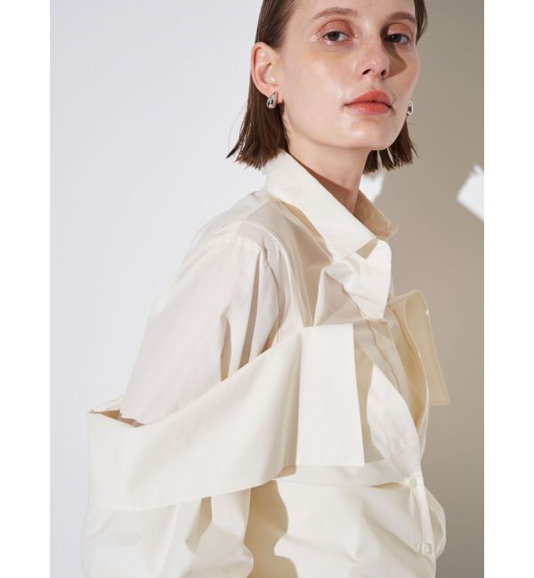 ELENDEEK「LAYERED OFF SHOULDER SH」|シャツ・ブラウス|