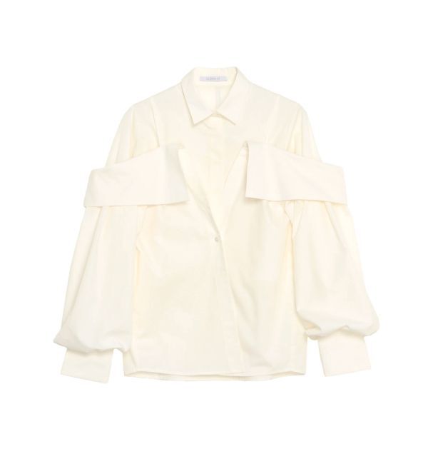 ELENDEEK「LAYERED OFF SHOULDER SH」|シャツ・ブラウス|