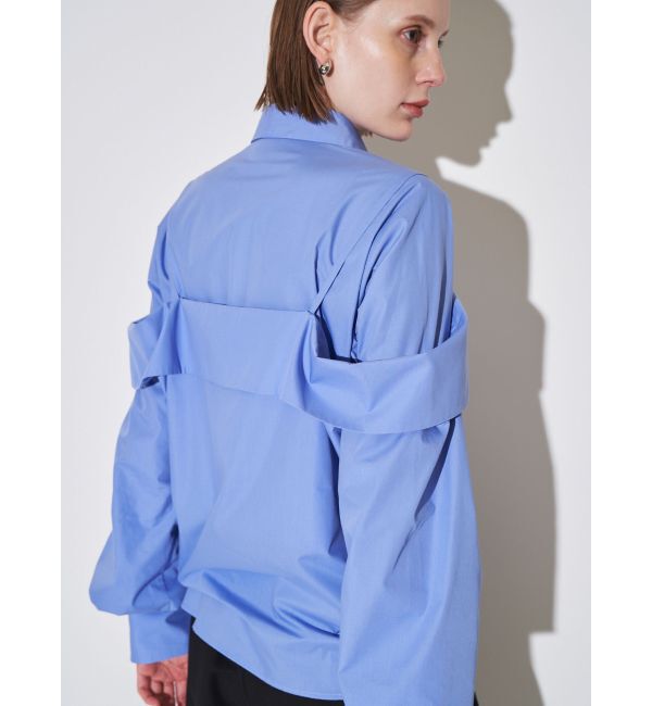 ELENDEEK「LAYERED OFF SHOULDER SH」|シャツ・ブラウス|