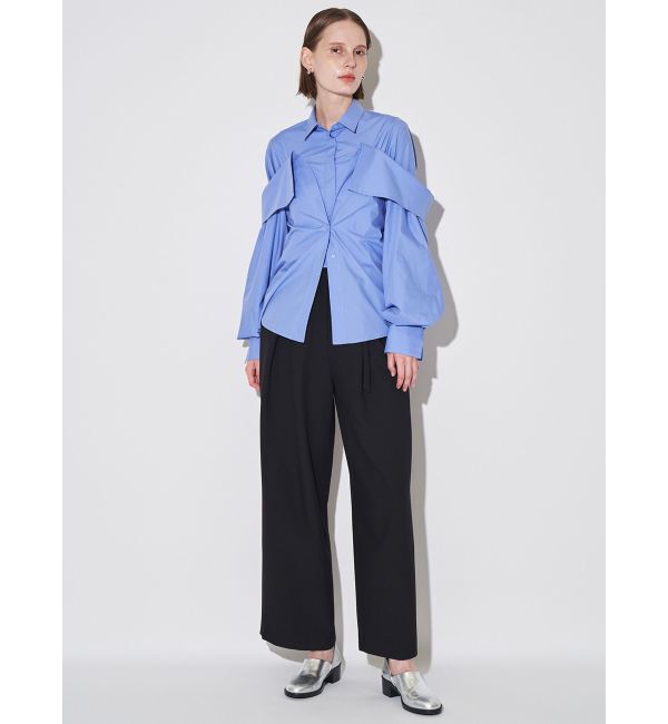 ELENDEEK「LAYERED OFF SHOULDER SH」|シャツ・ブラウス|