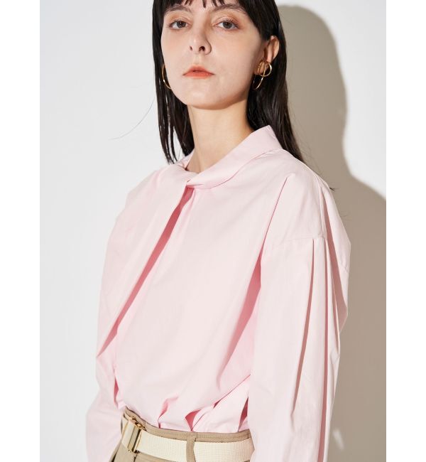 ELENDEEK「TWIST GATHER BL」|シャツ・ブラウス|