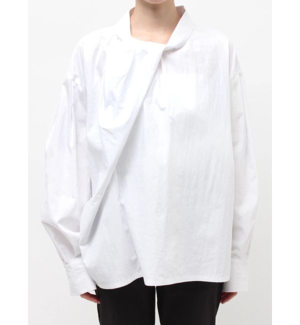 ELENDEEK「TWIST GATHER BL」|シャツ・ブラウス|