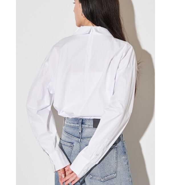 ELENDEEK「TWIST GATHER BL」|シャツ・ブラウス|