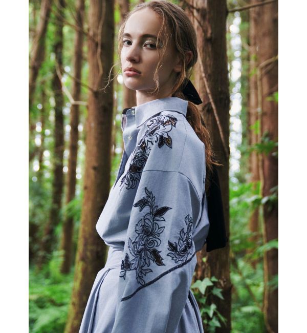 ELENDEEK「EMBROIDERY OVER SH」|シャツ・ブラウス|