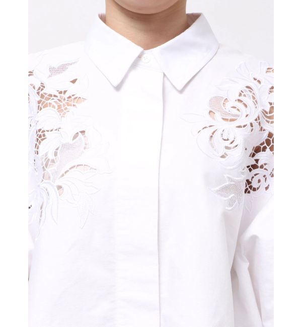 ELENDEEK「EMBROIDERY OVER SH」|シャツ・ブラウス|