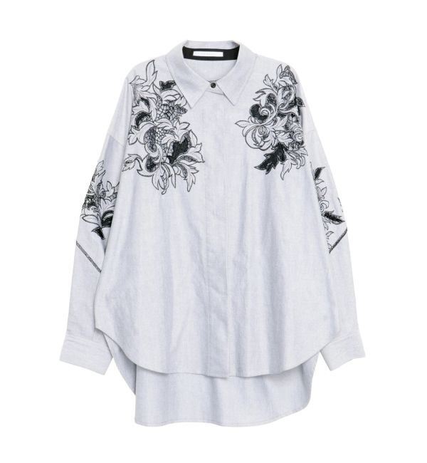ELENDEEK「EMBROIDERY OVER SH」|シャツ・ブラウス|