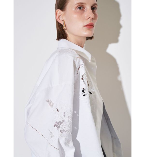 ELENDEEK「EMBROIDERY OVER SH」|シャツ・ブラウス|