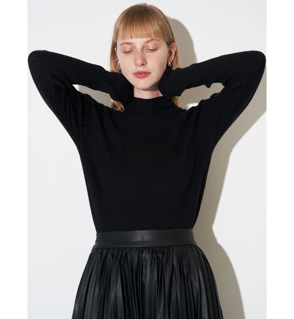 ELENDEEK「HIGH NECK WIDE RIB KT」|ニット・セーター|