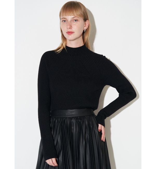 ELENDEEK「HIGH NECK WIDE RIB KT」|ニット・セーター|