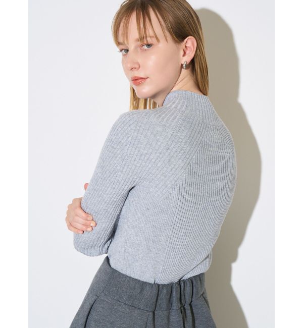 ELENDEEK「HIGH NECK WIDE RIB KT」|ニット・セーター|