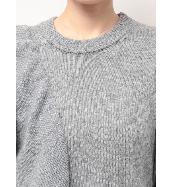 ELENDEEK「SHOULDER FRILL PEPLUM KT」|ニット・セーター|