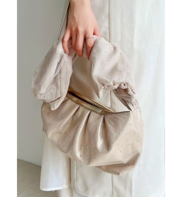 RESEXXY「リボンハンドルバッグ」|その他|ゴールド