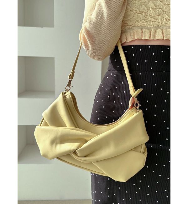 RESEXXY「マーブルハンドルバッグ」|ハンドバッグ|イエロー