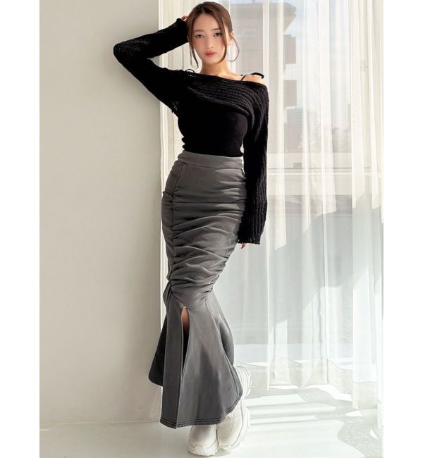 RESEXXY「ギャザーマーメイドスカート【セットアップ着用可能】」|スカート|