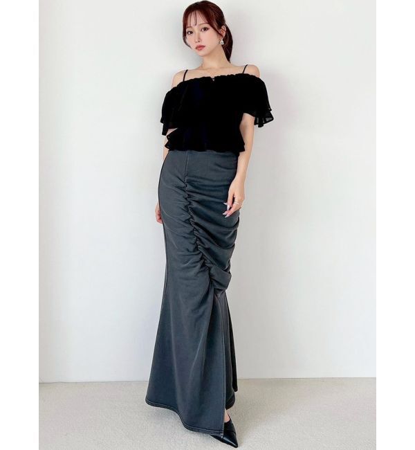 RESEXXY「ギャザーマーメイドスカート【セットアップ着用可能】」|スカート|