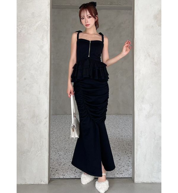 RESEXXY「ギャザーマーメイドスカート【セットアップ着用可能】」|スカート|