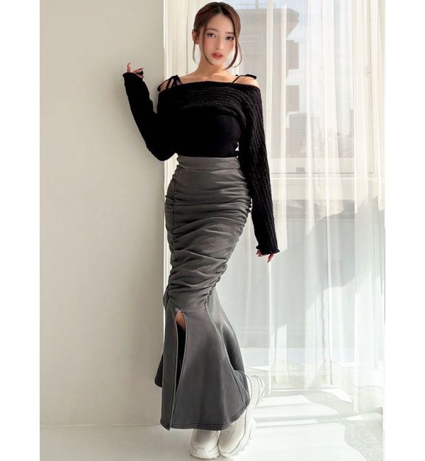 RESEXXY「ギャザーマーメイドスカート【セットアップ着用可能】」|スカート|